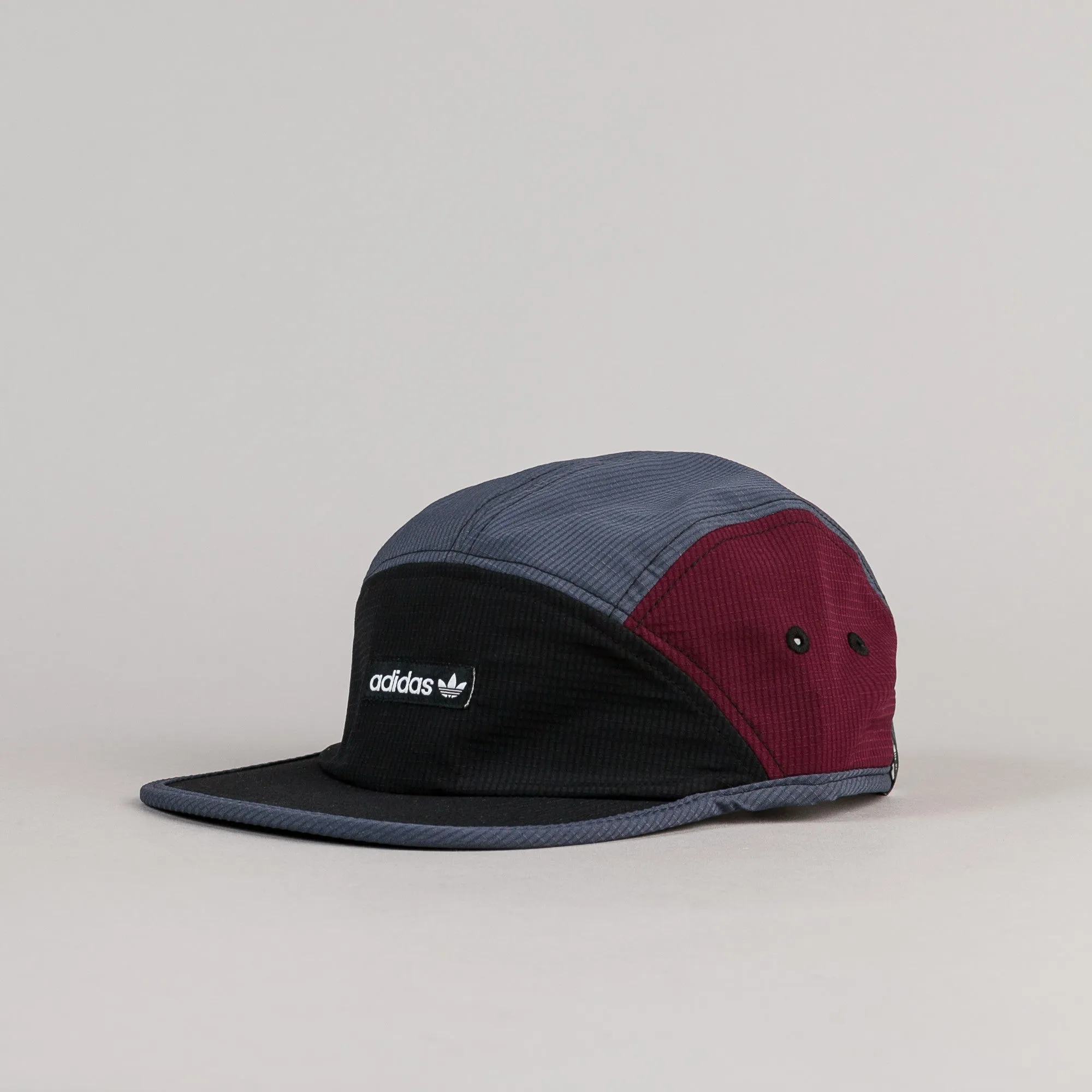 Adidas 5 Panel 2 Cap - Black / Utility Blue / Maroon