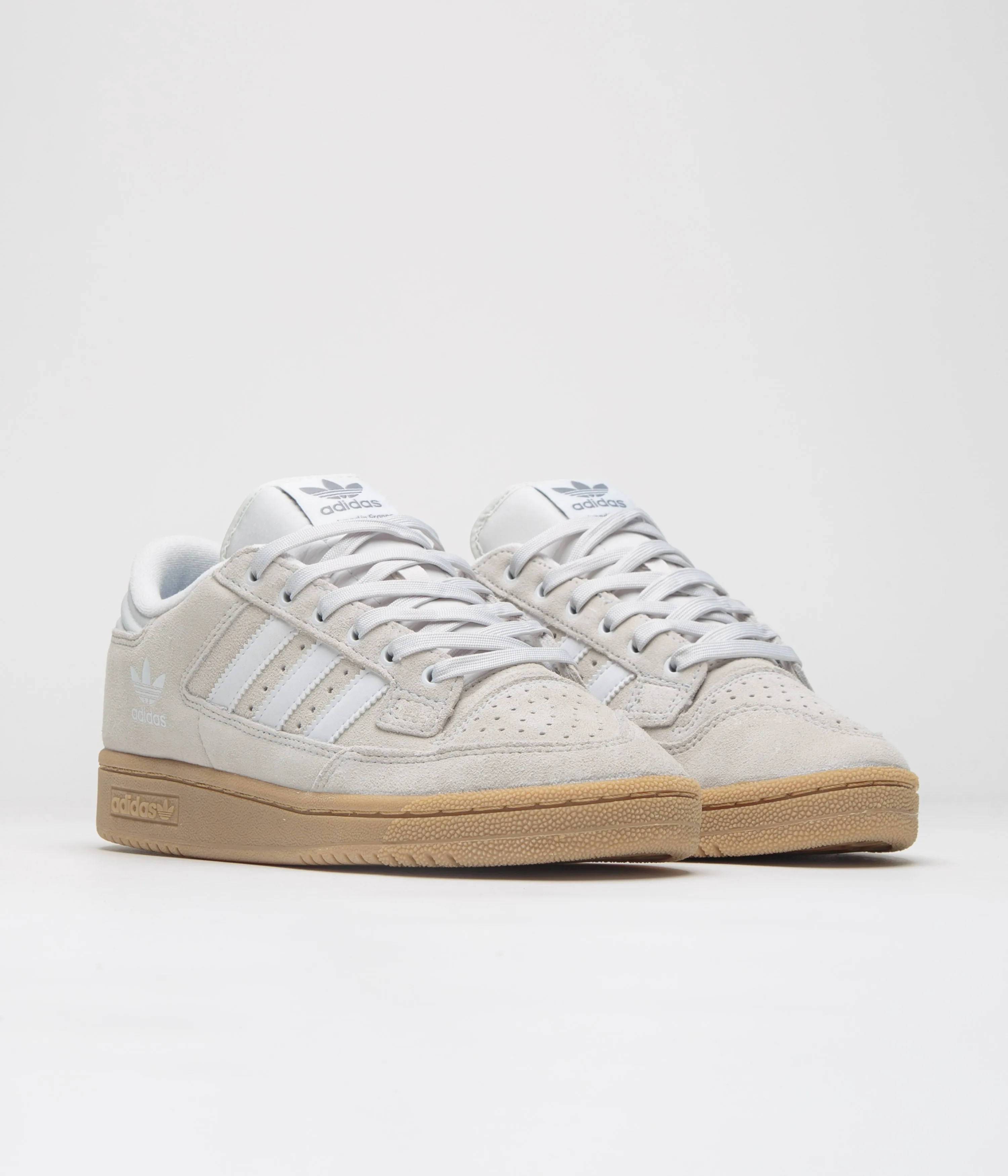 Adidas Centennial 85 Low ADV Shoes - Crystal White / Cloud White / Gum