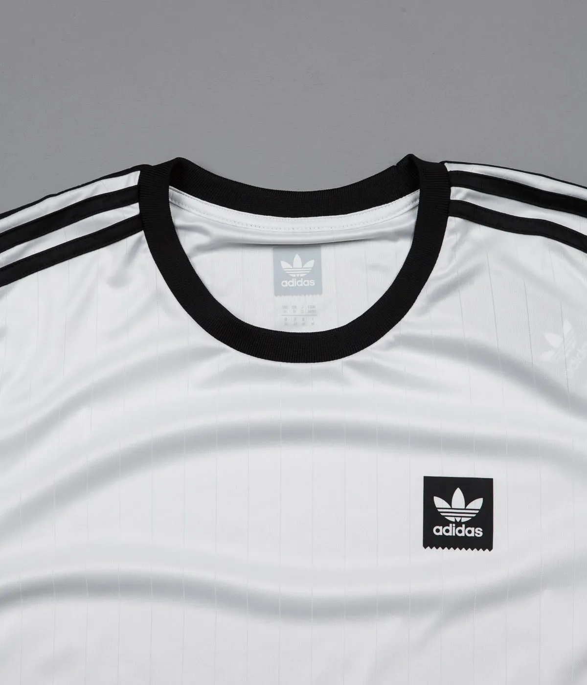 Adidas Club Long Sleeve Jersey - White / Black