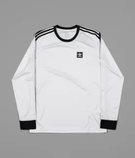 Adidas Club Long Sleeve Jersey - White / Black