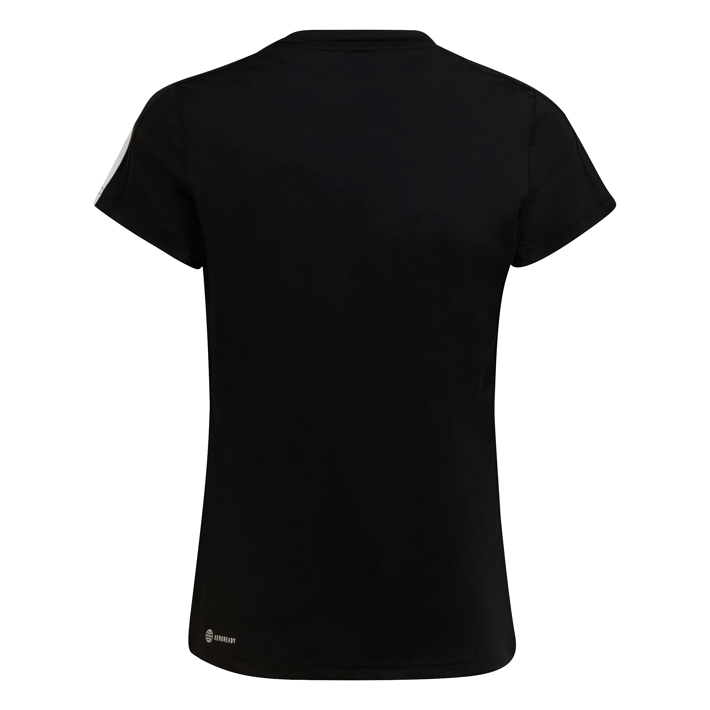 adidas Essentials 3 Stripes Tee - Girls - Black/White