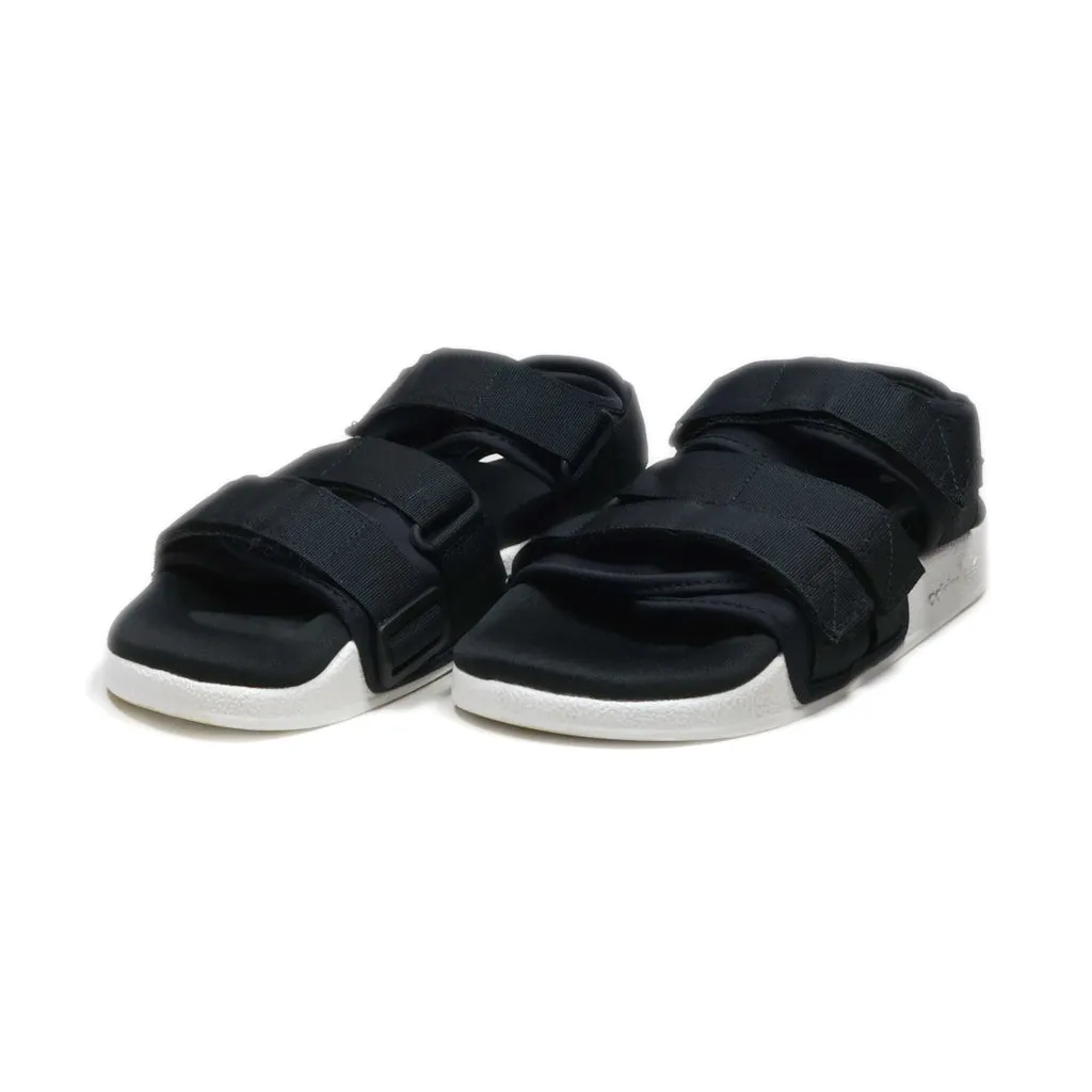 Adidas Flat Sandals Fabric Black Colour For Women