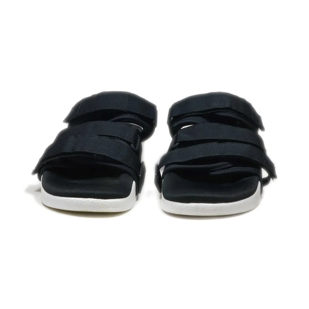 Adidas Flat Sandals Fabric Black Colour For Women