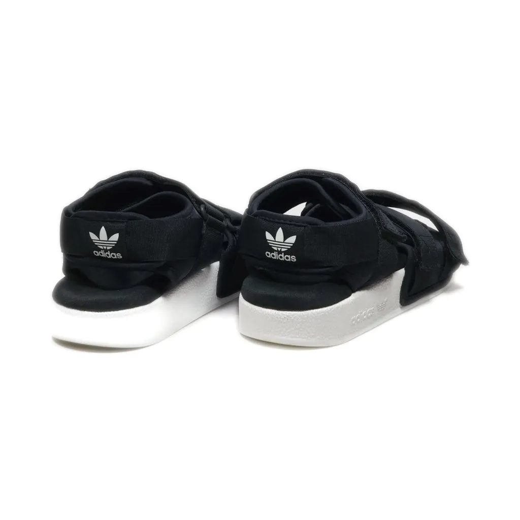 Adidas Flat Sandals Fabric Black Colour For Women