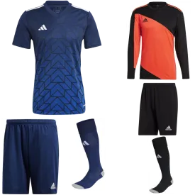 ADIDAS TEAM ICON 23 SS KIT BUNDLE TEAM NAVY BLUE 2