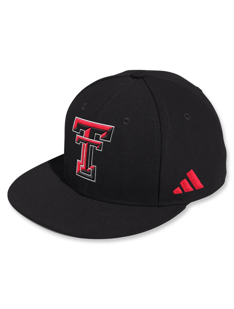 Adidas Texas Tech Double T On-Field Baseball Fitted Hat