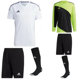 ADIDAS TIRO 23 COMPETITION MATCH SS KIT BUNDLE WHITE/BLACK