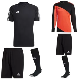 ADIDAS TIRO 23 COMPETITION SS KIT BUNDLE BLACK