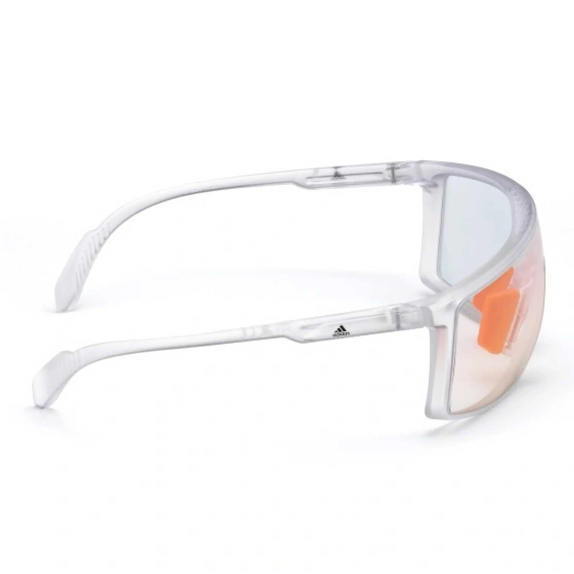 Adidas Unisex Sunglasses - Crystal Frame Smoke Mirrored Lens | ADIDAS SP0004 26C