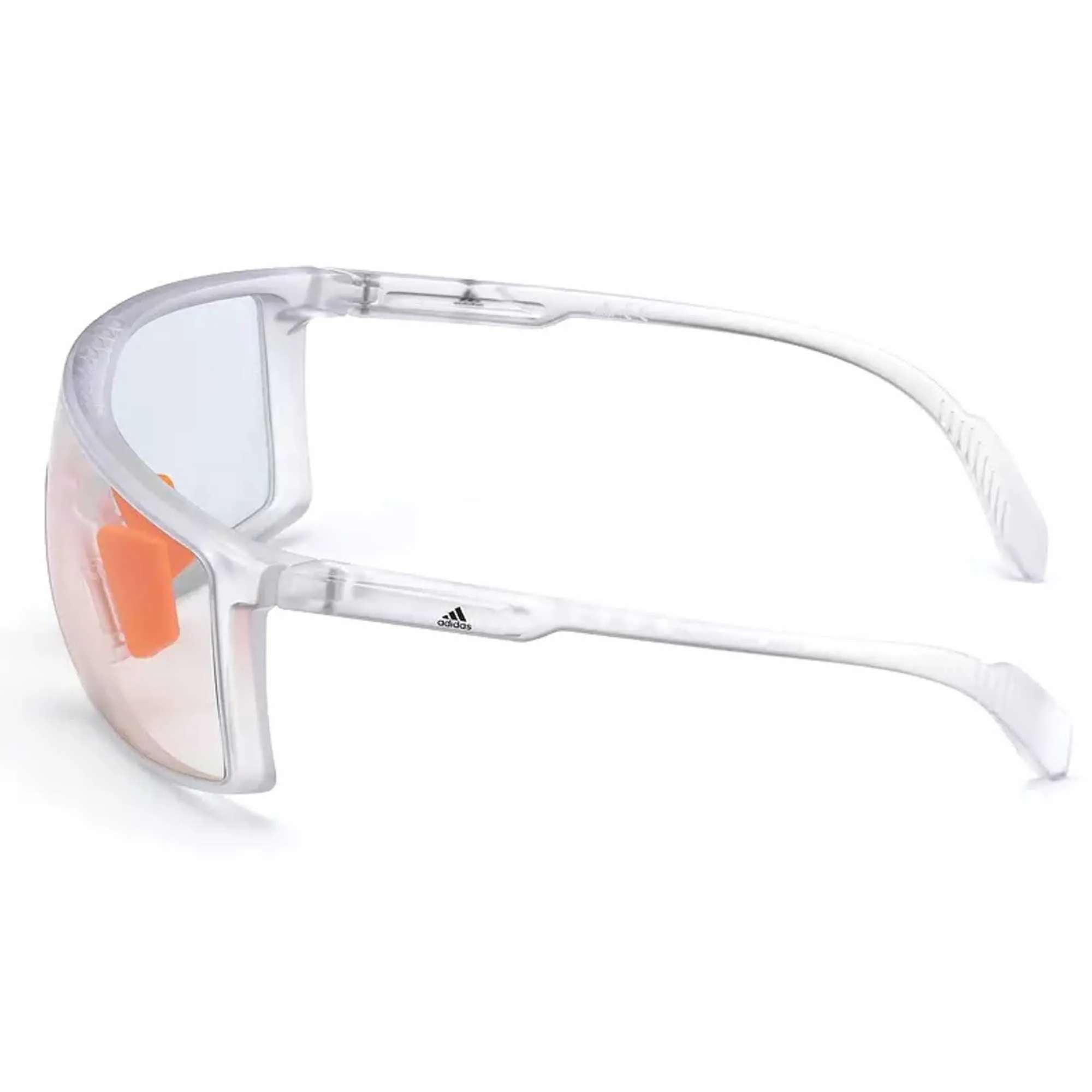 Adidas Unisex Sunglasses - Crystal Frame Smoke Mirrored Lens | ADIDAS SP0004 26C