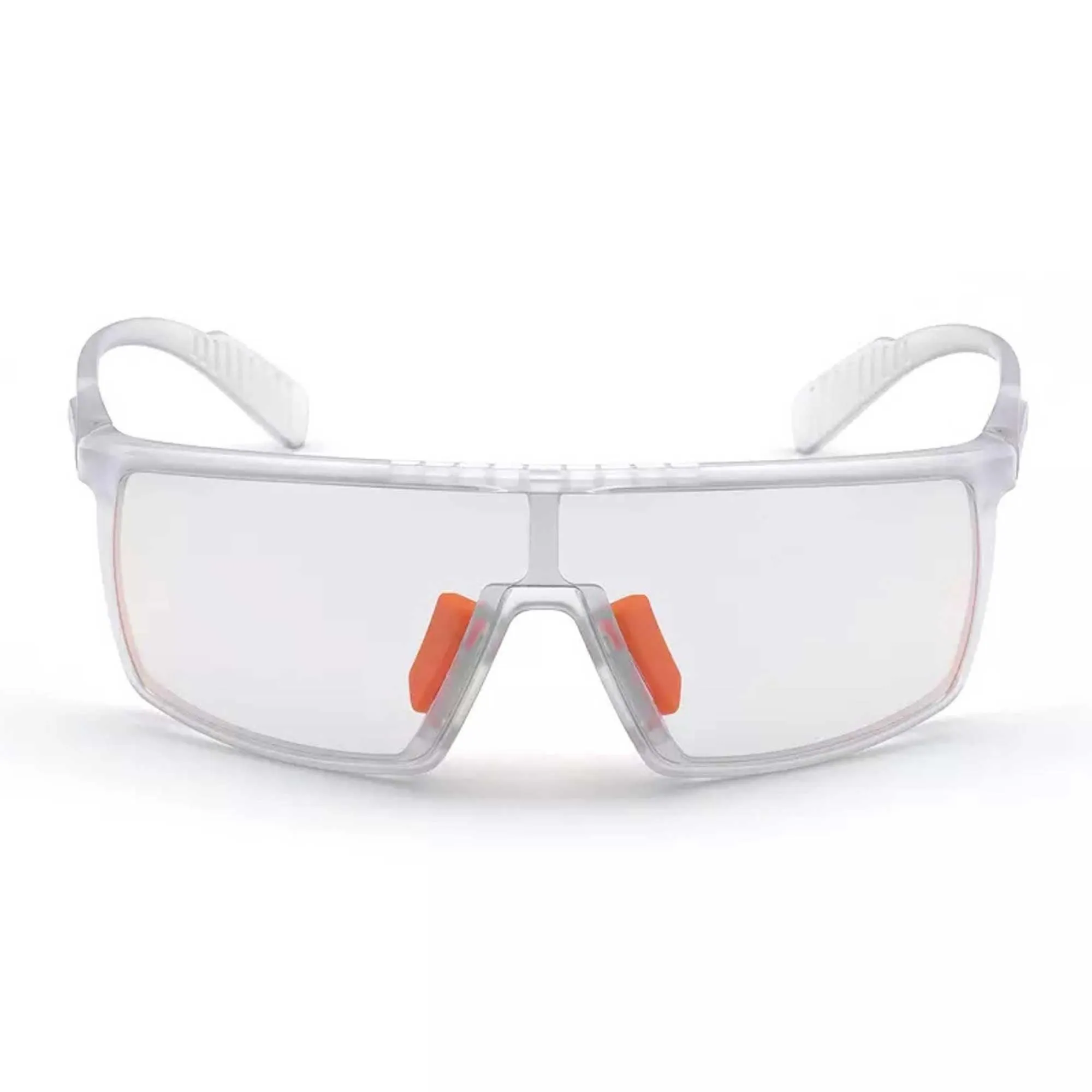 Adidas Unisex Sunglasses - Crystal Frame Smoke Mirrored Lens | ADIDAS SP0004 26C