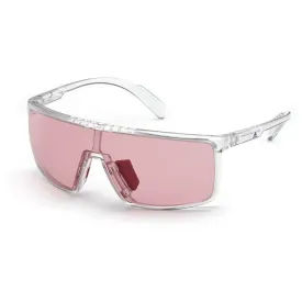 Adidas Unisex Sunglasses - Crystal Full Rim Frame Bordeaux Lens | ADIDAS SP0004 27S