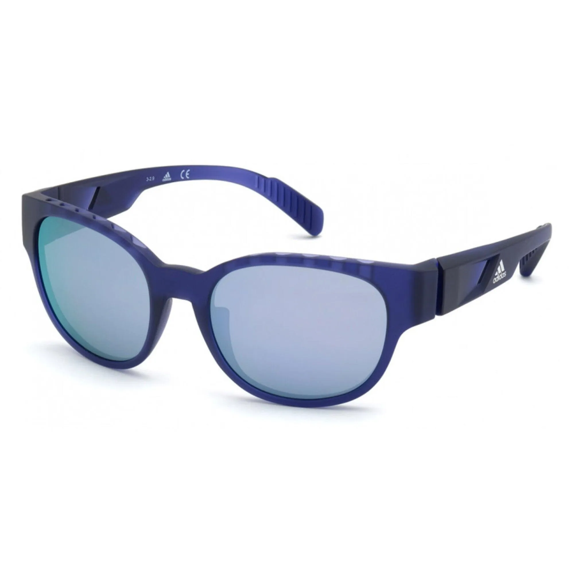 Adidas Unisex Sunglasses - Matte Violet Plastic Mirrored Lens | ADIDAS SP0009 82Z