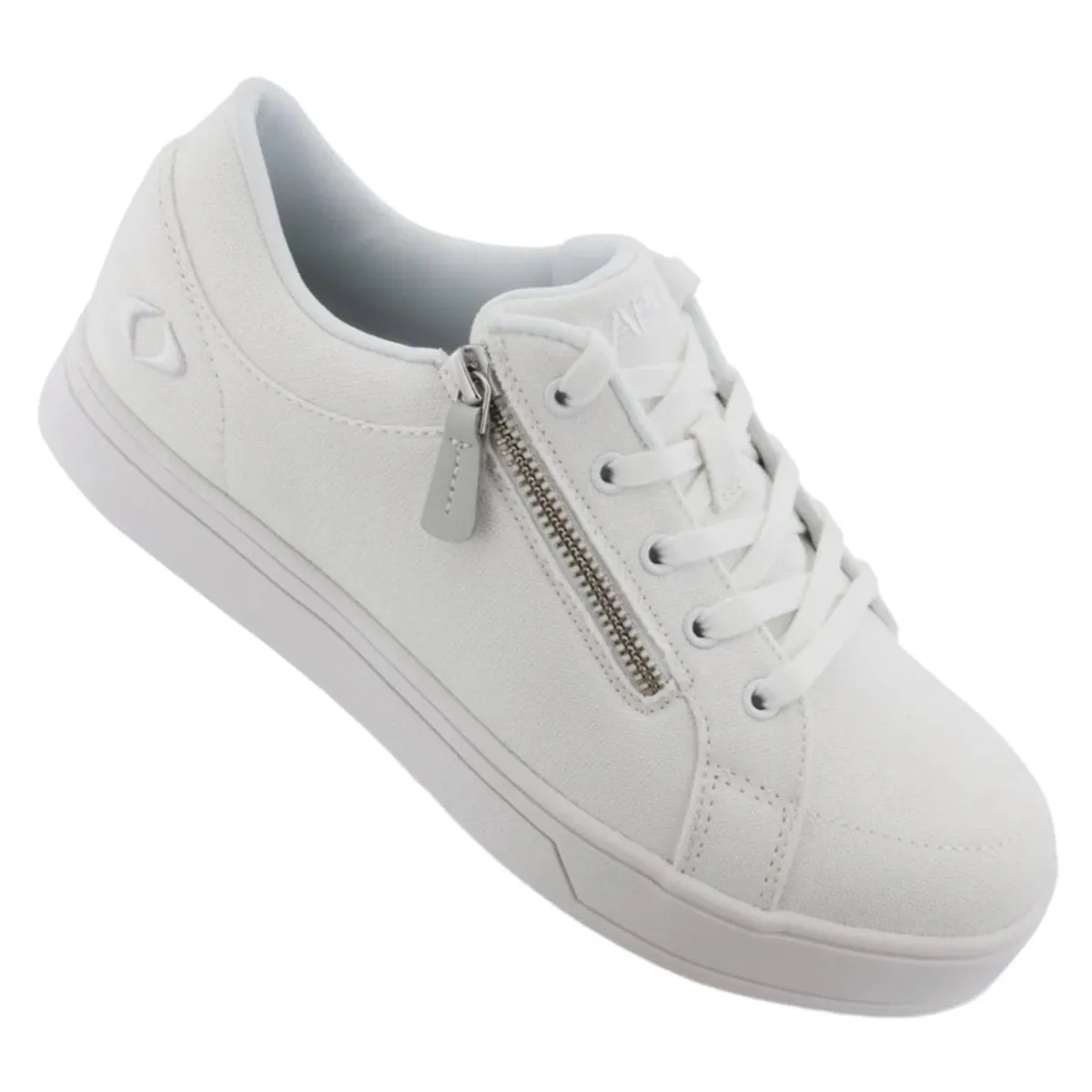 Apex X2410W Women's Blutcher Canvas Zip In White