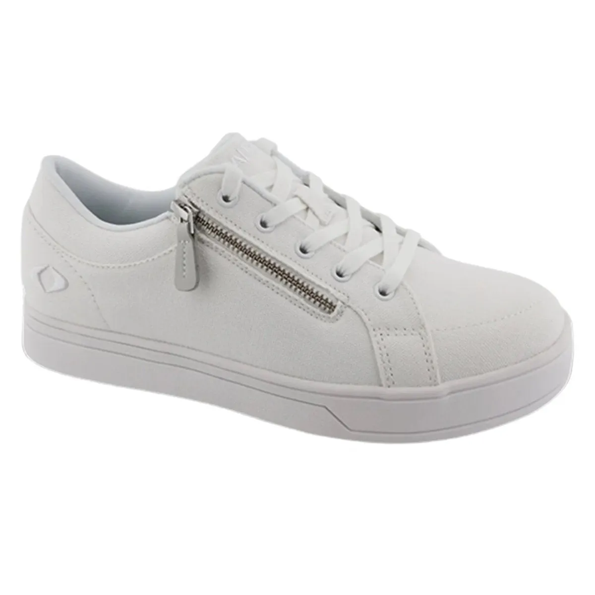 Apex X2410W Women's Blutcher Canvas Zip In White