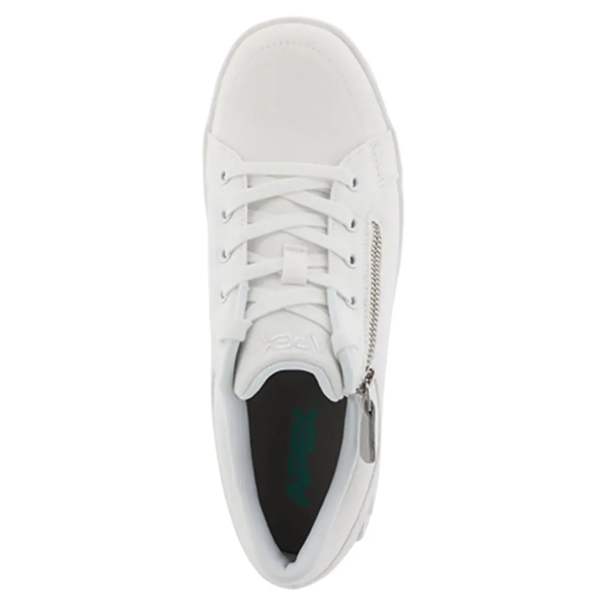 Apex X2410W Women's Blutcher Canvas Zip In White