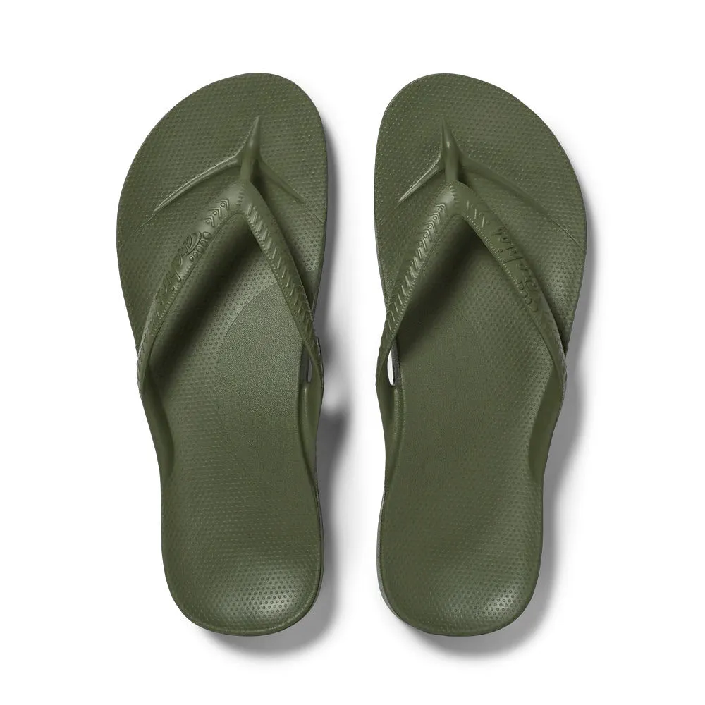 ARCHIES FLIP FLOPS KHAKI - WOMENS