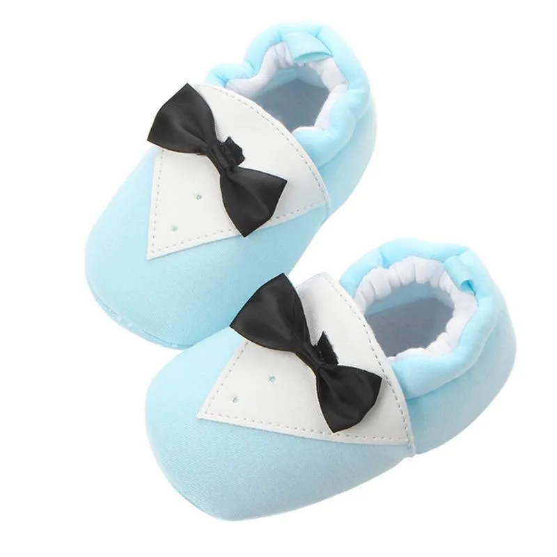 Baby Tuxedo Christening Soft Soled Shoes