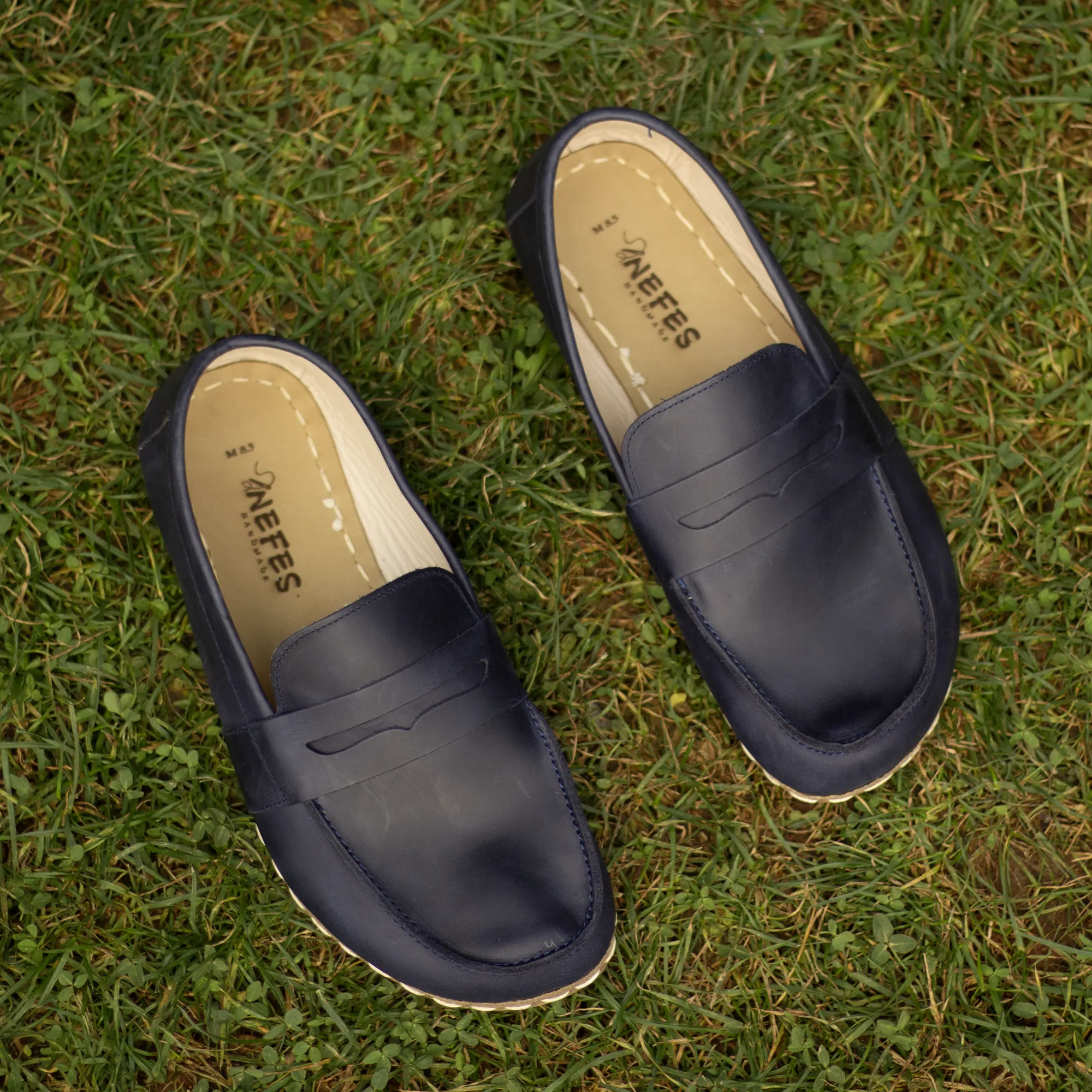 Barefoot Earthing Shoes Crazy Navy Blue Men