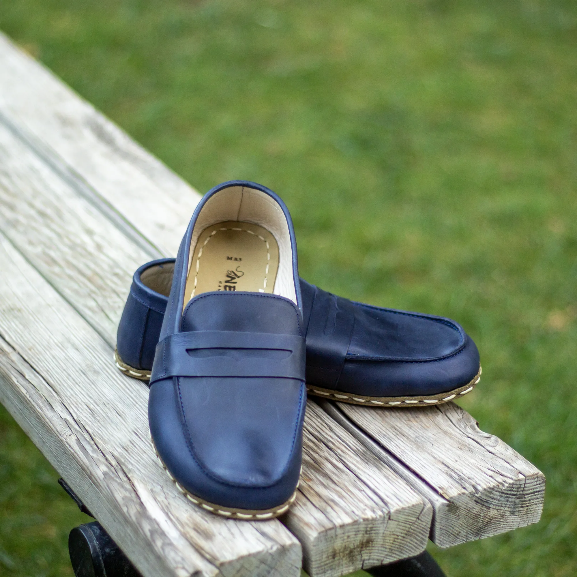 Barefoot Earthing Shoes Crazy Navy Blue Men