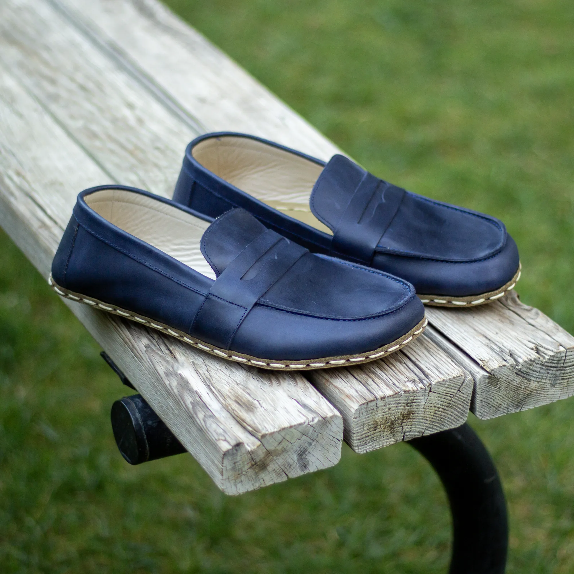 Barefoot Earthing Shoes Crazy Navy Blue Men