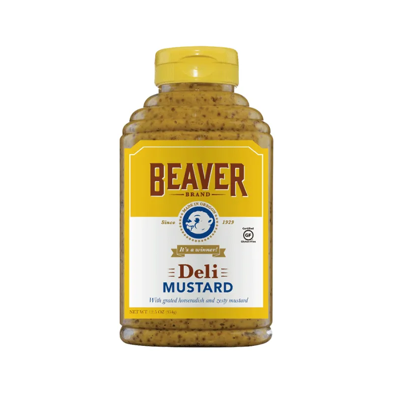 Beaver Brand Deli Mustard, 12.5 oz