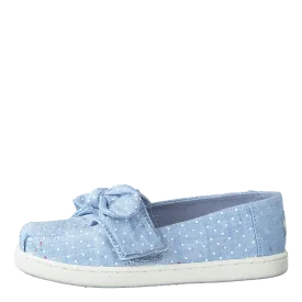 Bliss Speckled Chambray Dots Light Blue