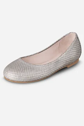 Bloch Silver Fortuna Flat Girls Shoes