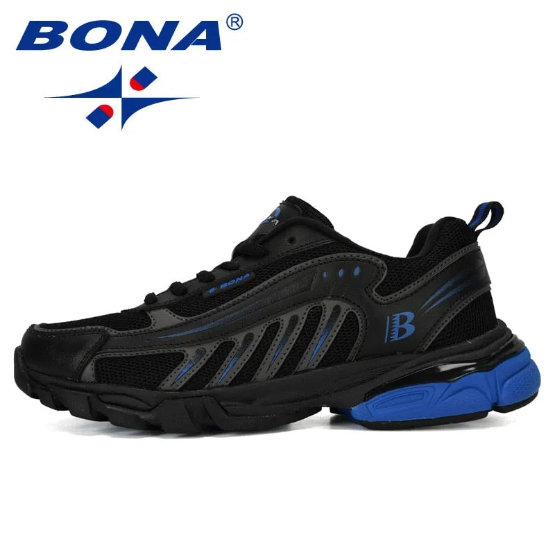 BONA Men Running Sport Shoes Lightweight Breathable