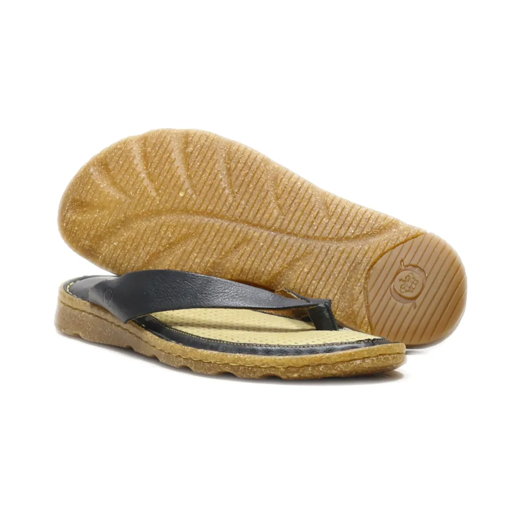 Born Flip Flops Leather Brown Colour For Men