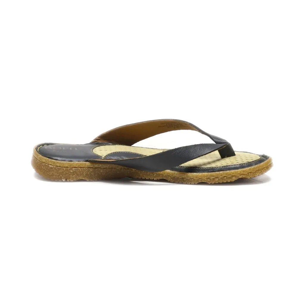 Born Flip Flops Leather Brown Colour For Men