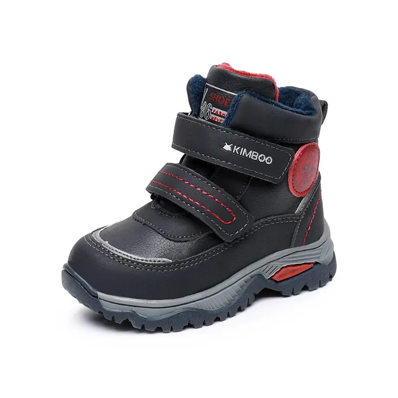 Boys Waterproof Thickened Cotton Soft Outdoor Warm Boots