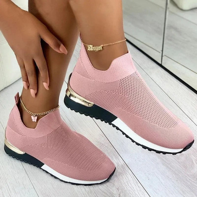 Breathable Elegant Comfortable Slip-On Sneakers