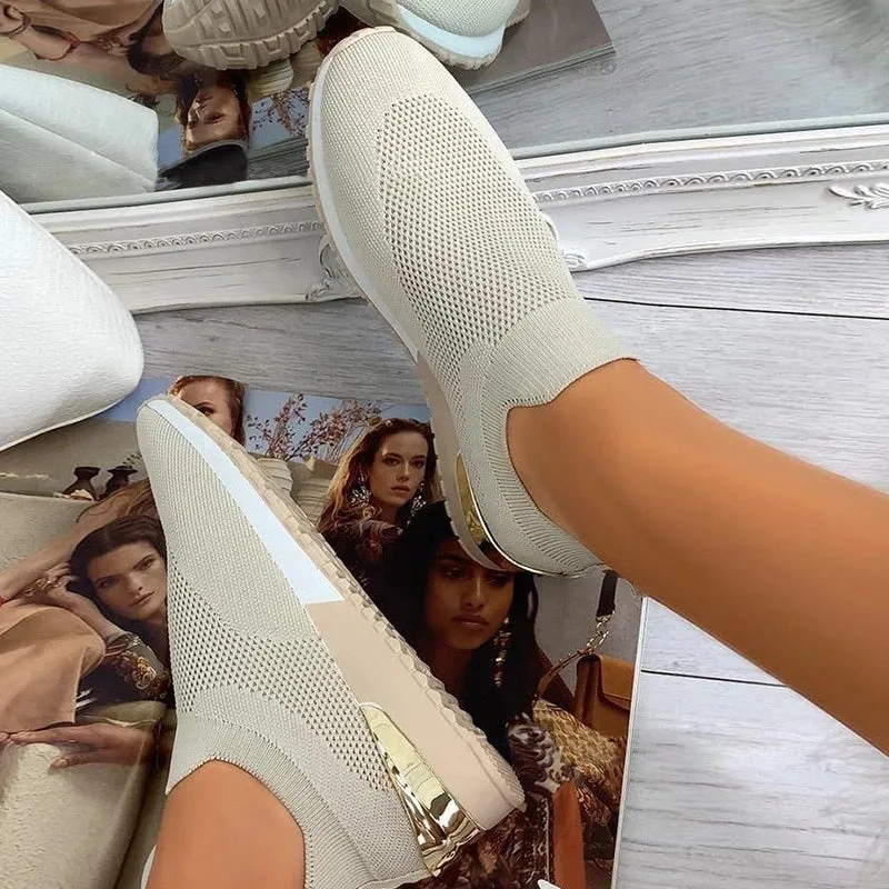 Breathable Elegant Comfortable Slip-On Sneakers