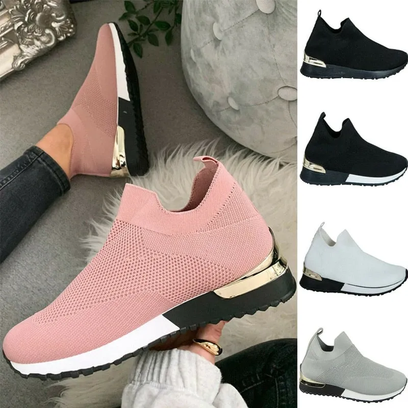 Breathable Elegant Comfortable Slip-On Sneakers