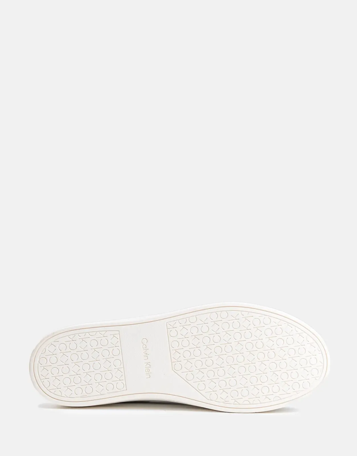 Calvin Klein Low Top Lace Up White Sneakers