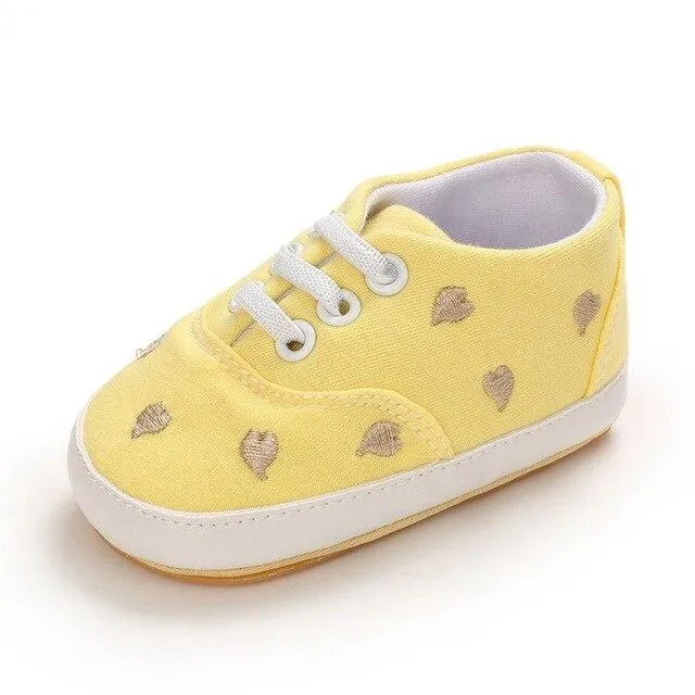 Canvas Breathable Anti-Slip Casual First Walker Shoes 0-18M