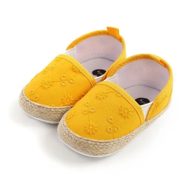 Canvas Breathable Anti-Slip Casual First Walker Shoes 0-18M