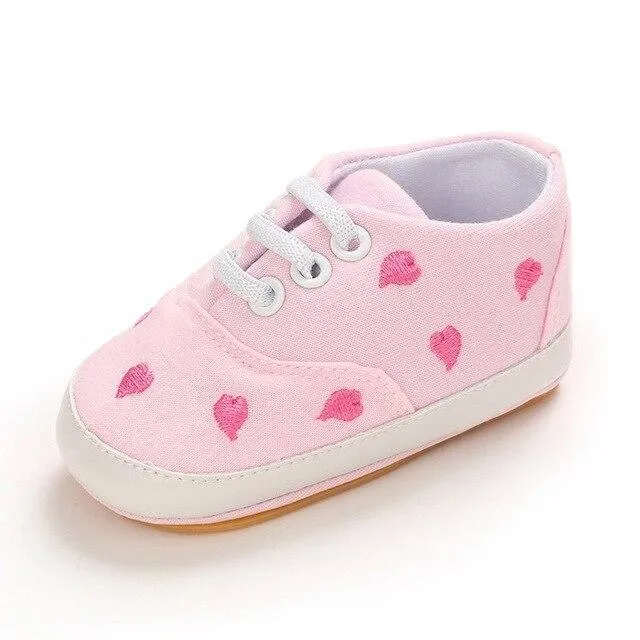 Canvas Breathable Anti-Slip Casual First Walker Shoes 0-18M