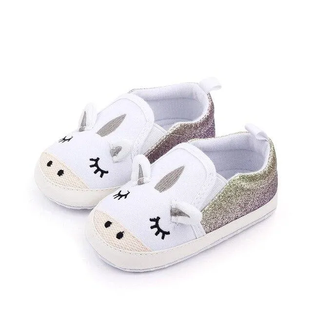 Canvas Breathable Anti-Slip Casual First Walker Shoes 0-18M