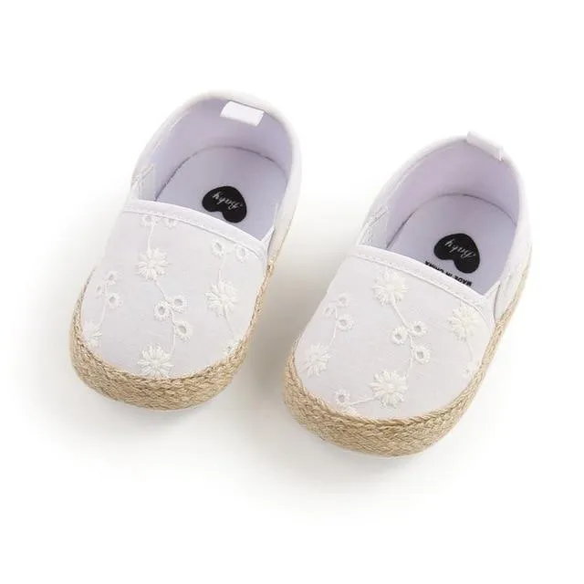 Canvas Breathable Anti-Slip Casual First Walker Shoes 0-18M