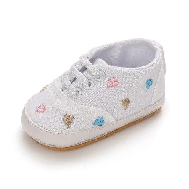 Canvas Breathable Anti-Slip Casual First Walker Shoes 0-18M