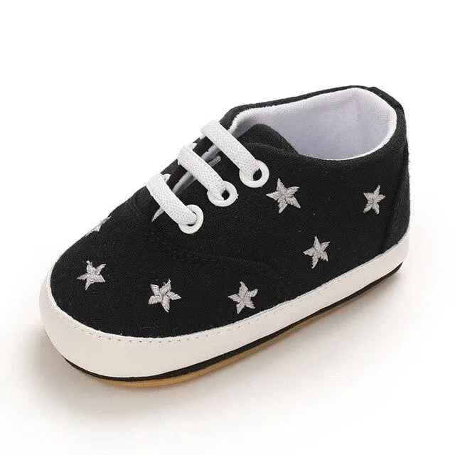 Canvas Breathable Anti-Slip Casual First Walker Shoes 0-18M