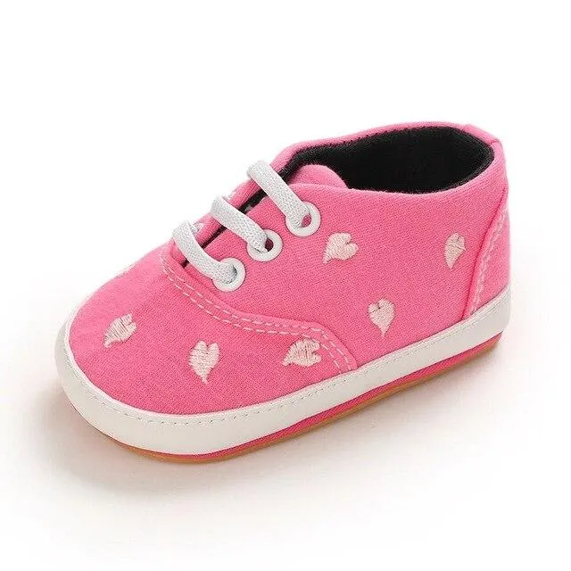 Canvas Breathable Anti-Slip Casual First Walker Shoes 0-18M