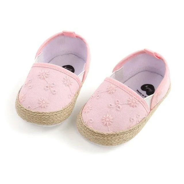 Canvas Breathable Anti-Slip Casual First Walker Shoes 0-18M