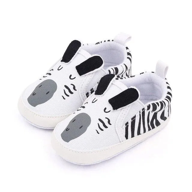 Canvas Breathable Anti-Slip Casual First Walker Shoes 0-18M