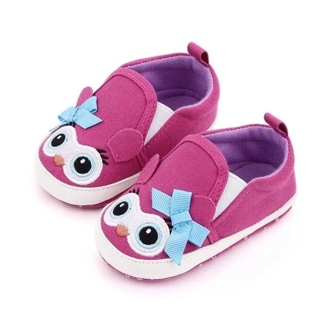 Canvas Breathable Anti-Slip Casual First Walker Shoes 0-18M