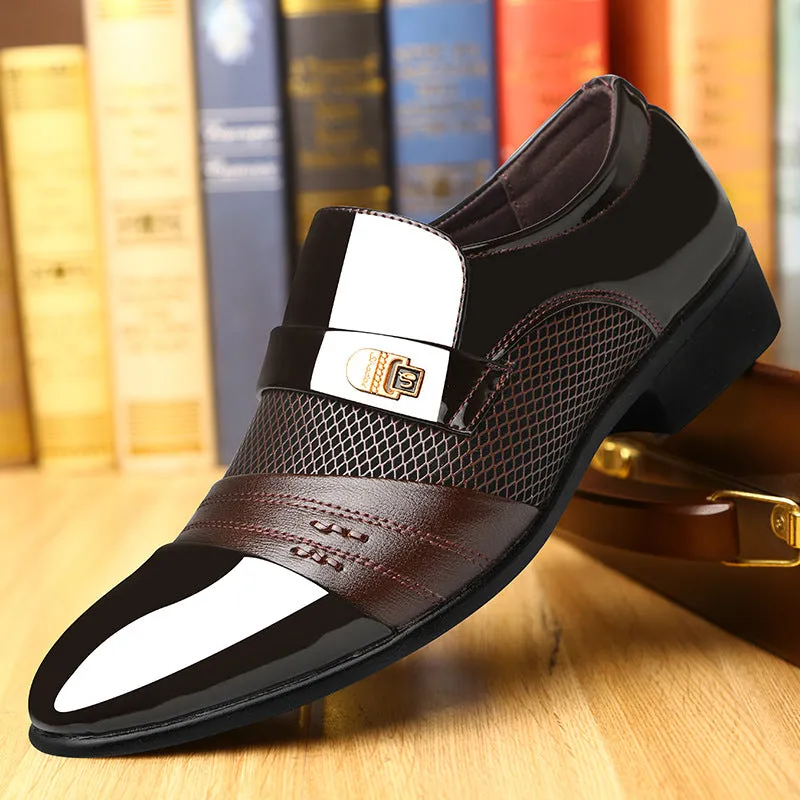 Casual Formal Wear Breathable Leather Shoes