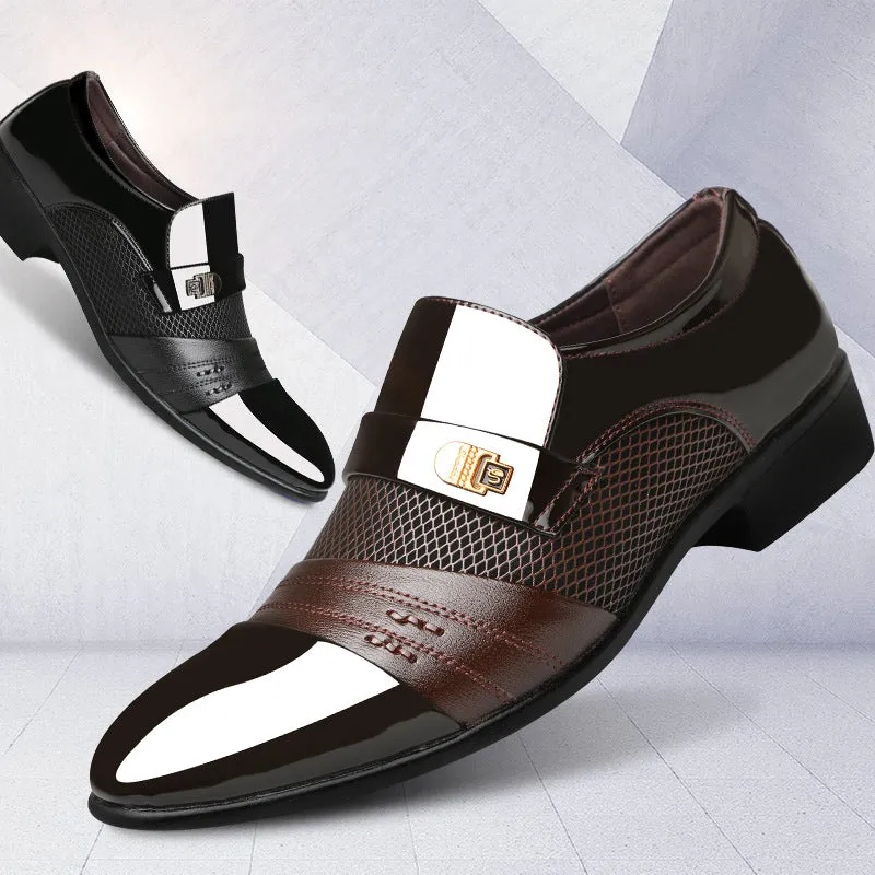 Casual Formal Wear Breathable Leather Shoes