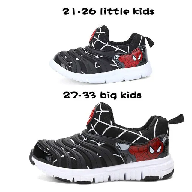 Casual Light Breathable Children's Runing Shoes With Cartoon Pattern